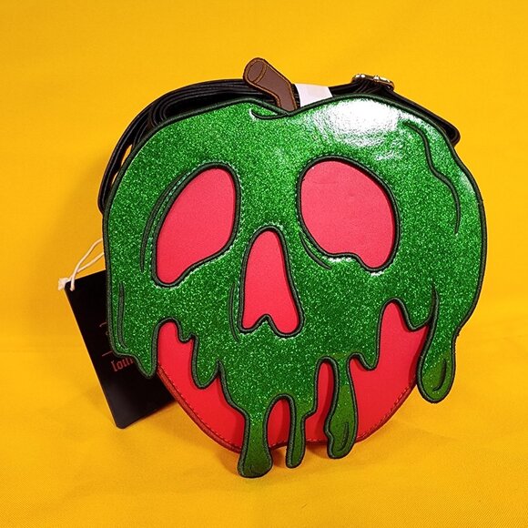 Loungefly Disney Snow White and the Seven Dwarfs Poison Apple Crossbody Bag NEW - Picture 11 of 13